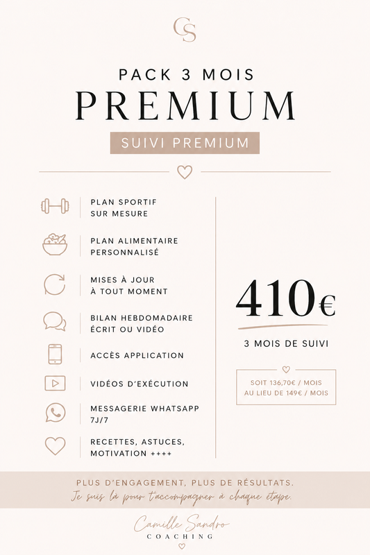 Pack 3 mois Premium